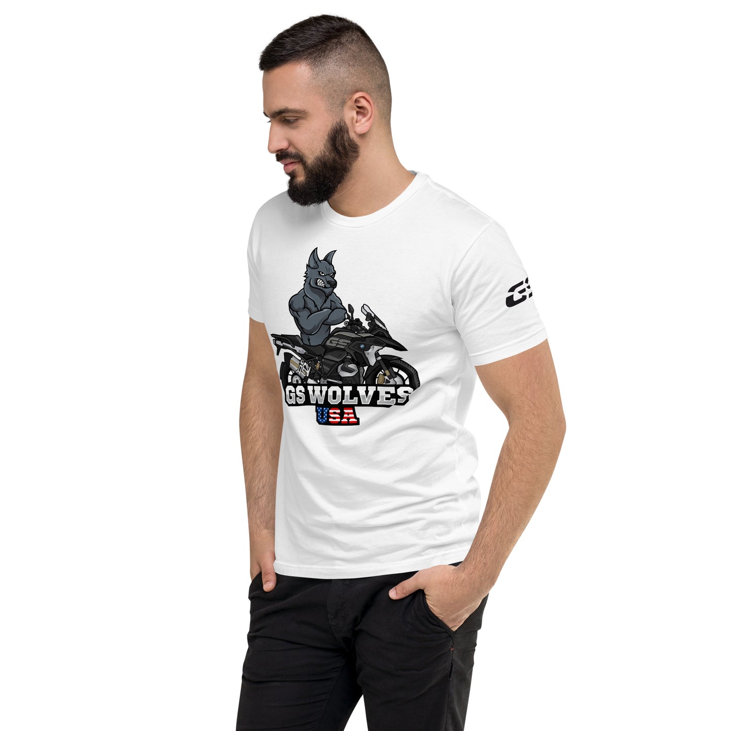 GS Wolves USA + GS Wolves On Tour Design T-Shirt