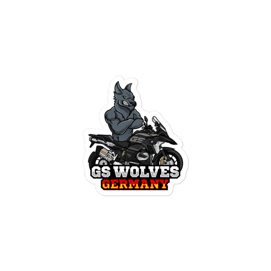 Bubble-free stickers GS Wolves Germany