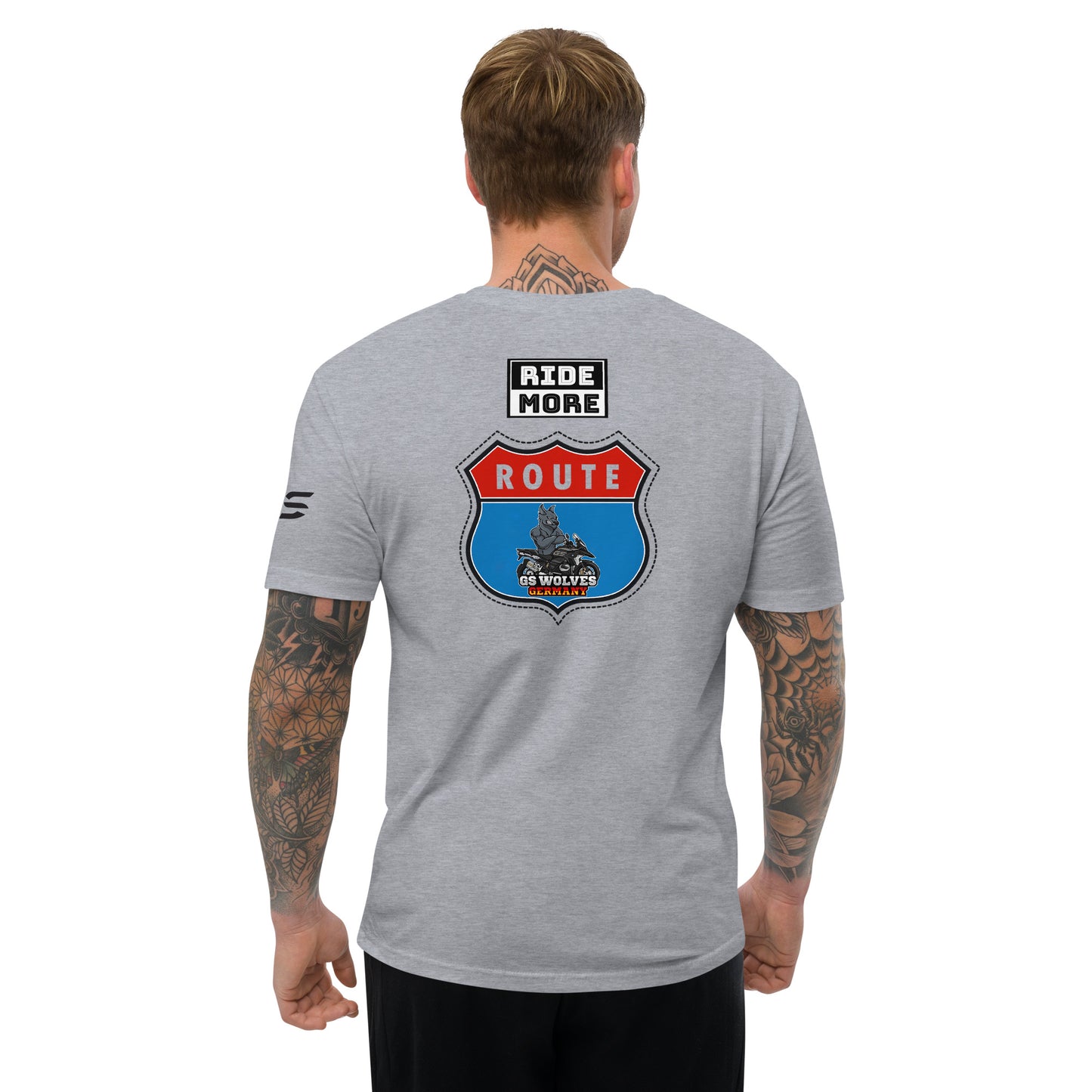 GS Wolves Logo + GS Wolves On Tour Design T-Shirt