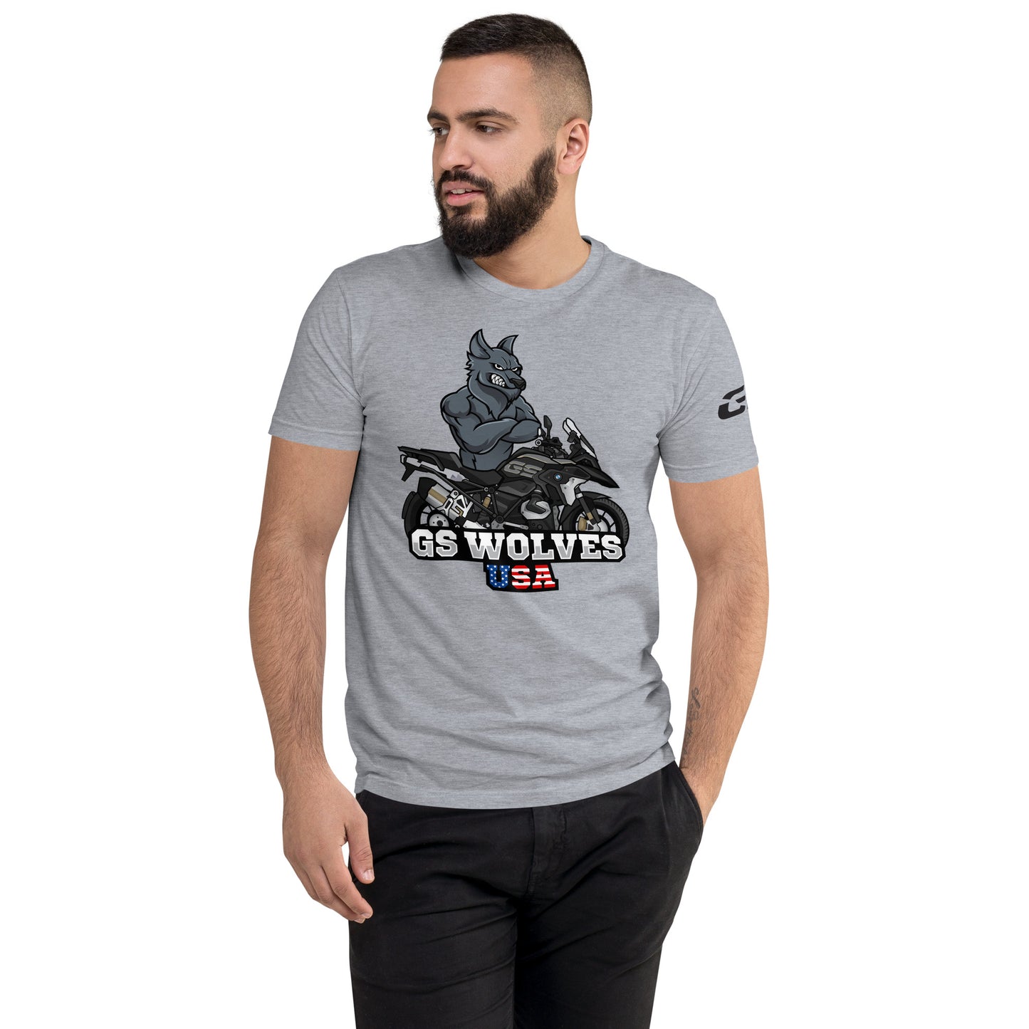 GS Wolves USA + GS Wolves On Tour Design T-Shirt