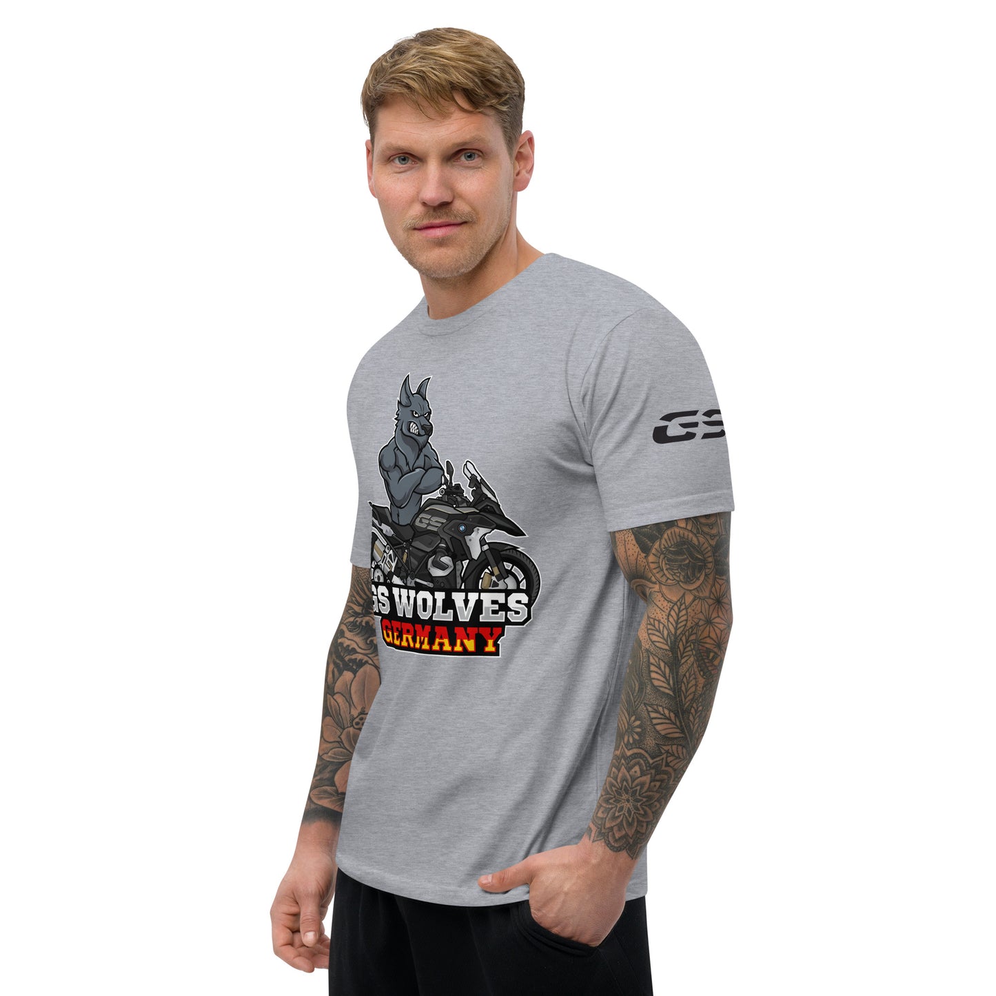 GS Wolves Logo + GS Wolves On Tour Design T-Shirt
