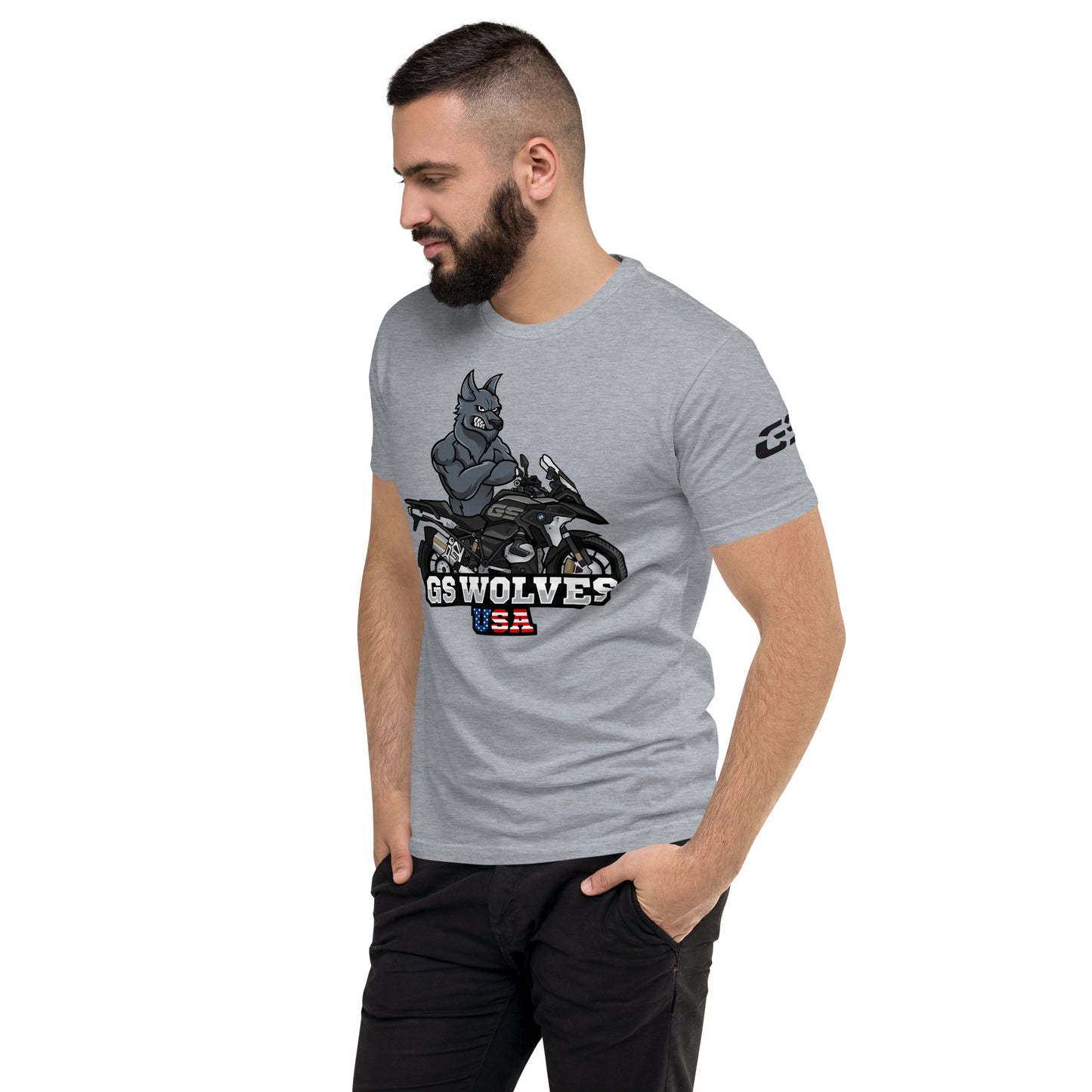 GS Wolves USA + GS Wolves On Tour Design T-Shirt