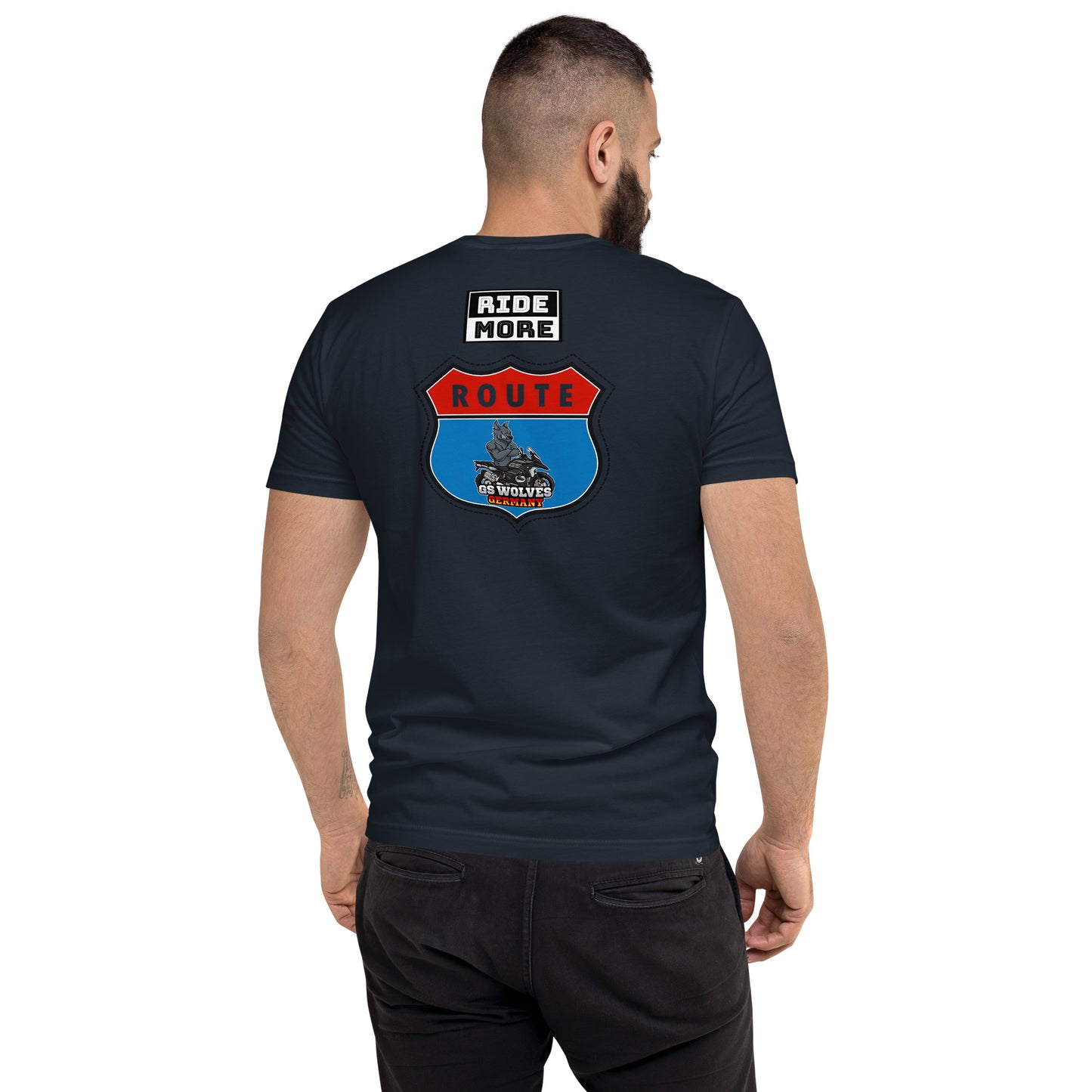GS Wolves USA + GS Wolves On Tour Design T-Shirt