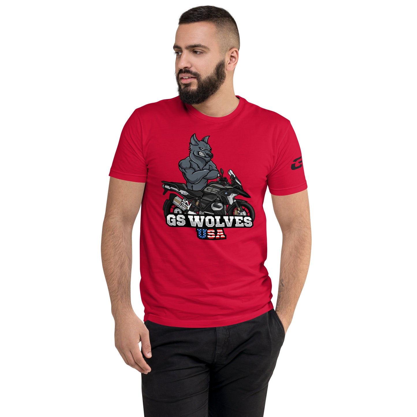 GS Wolves USA + GS Wolves On Tour Design T-Shirt