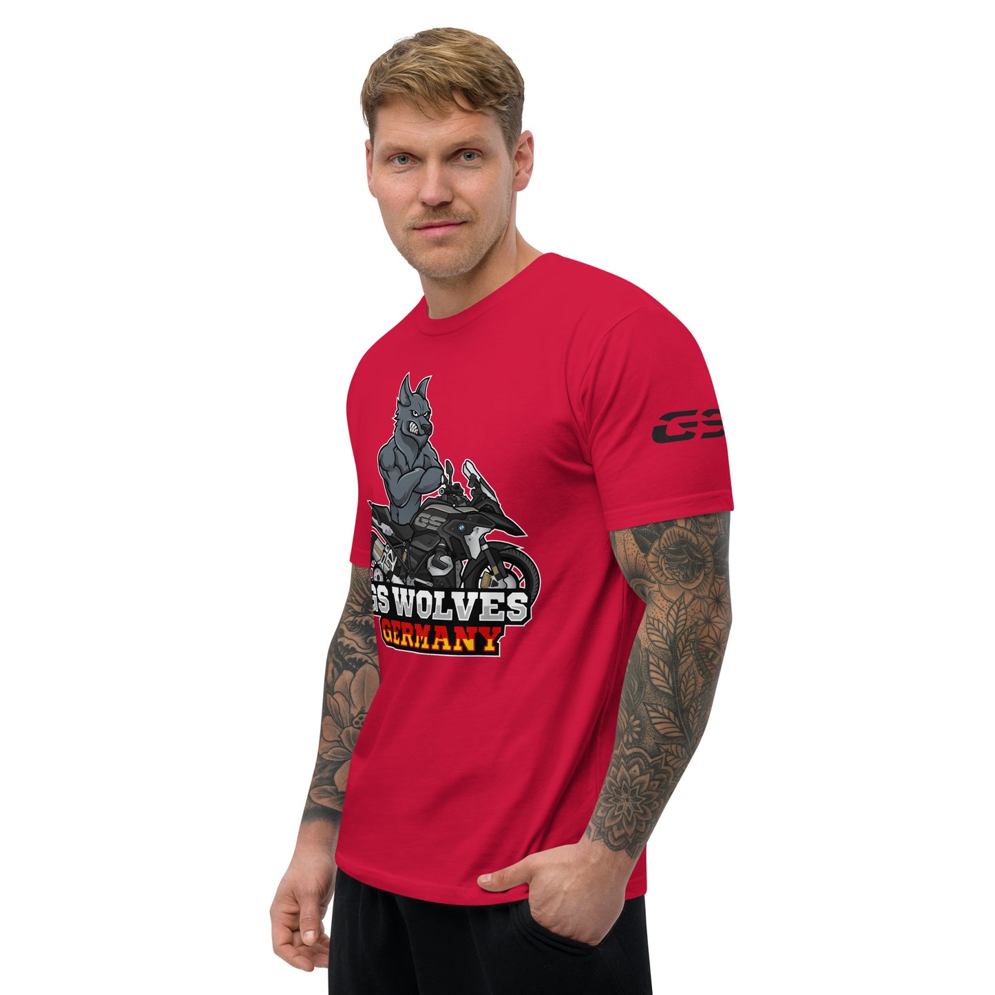 GS Wolves Logo + GS Wolves On Tour Design T-Shirt