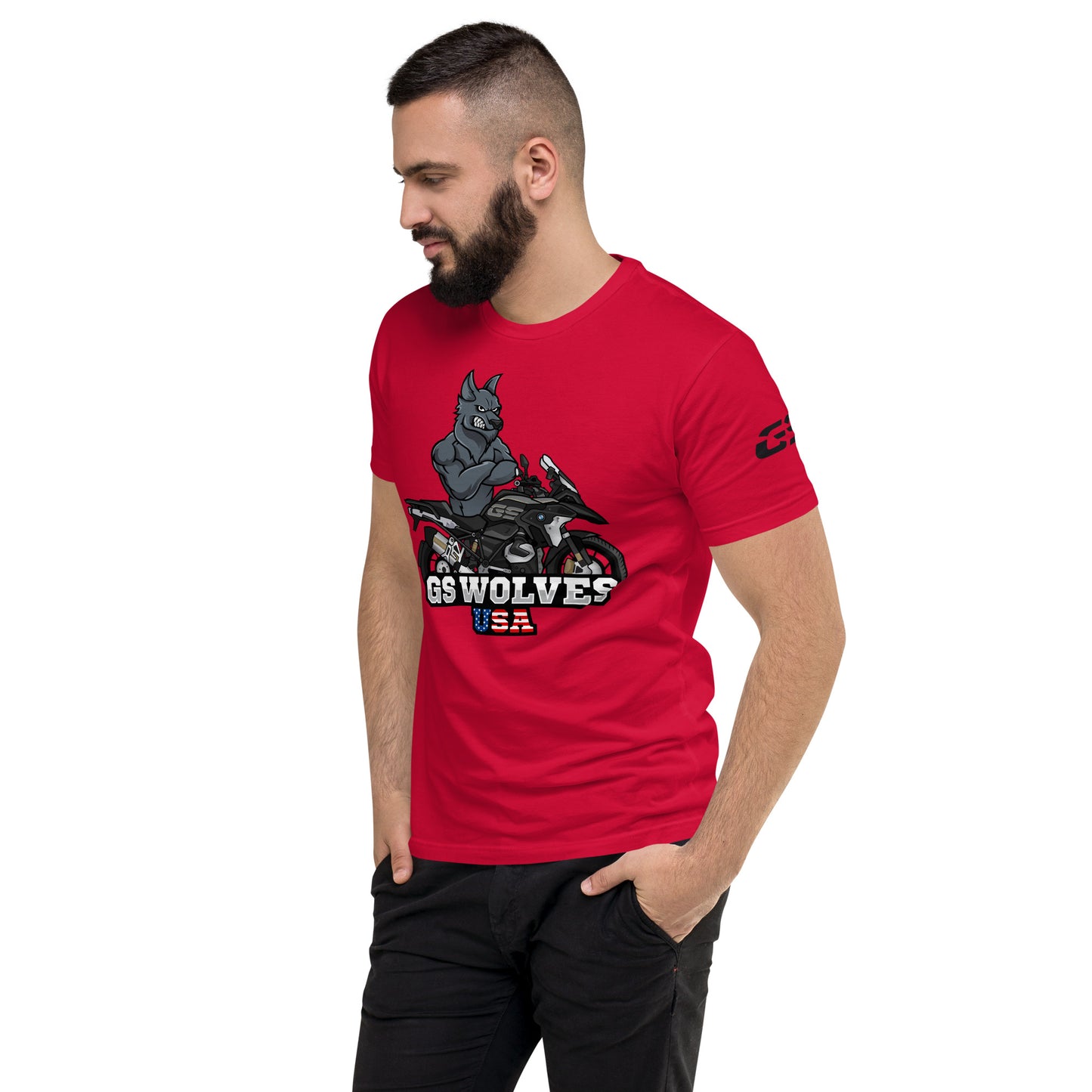 GS Wolves USA + GS Wolves On Tour Design T-Shirt