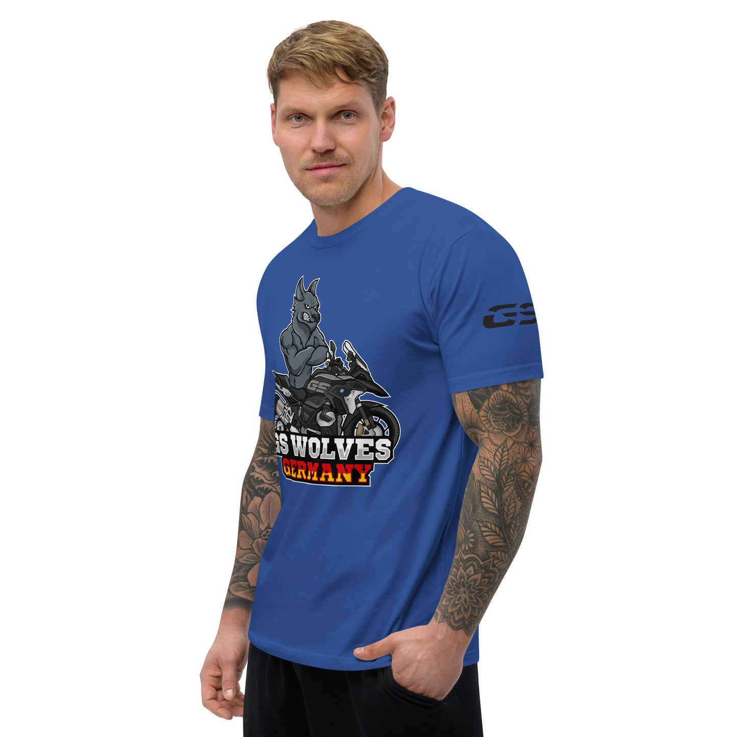 GS Wolves Logo + GS Wolves On Tour Design T-Shirt
