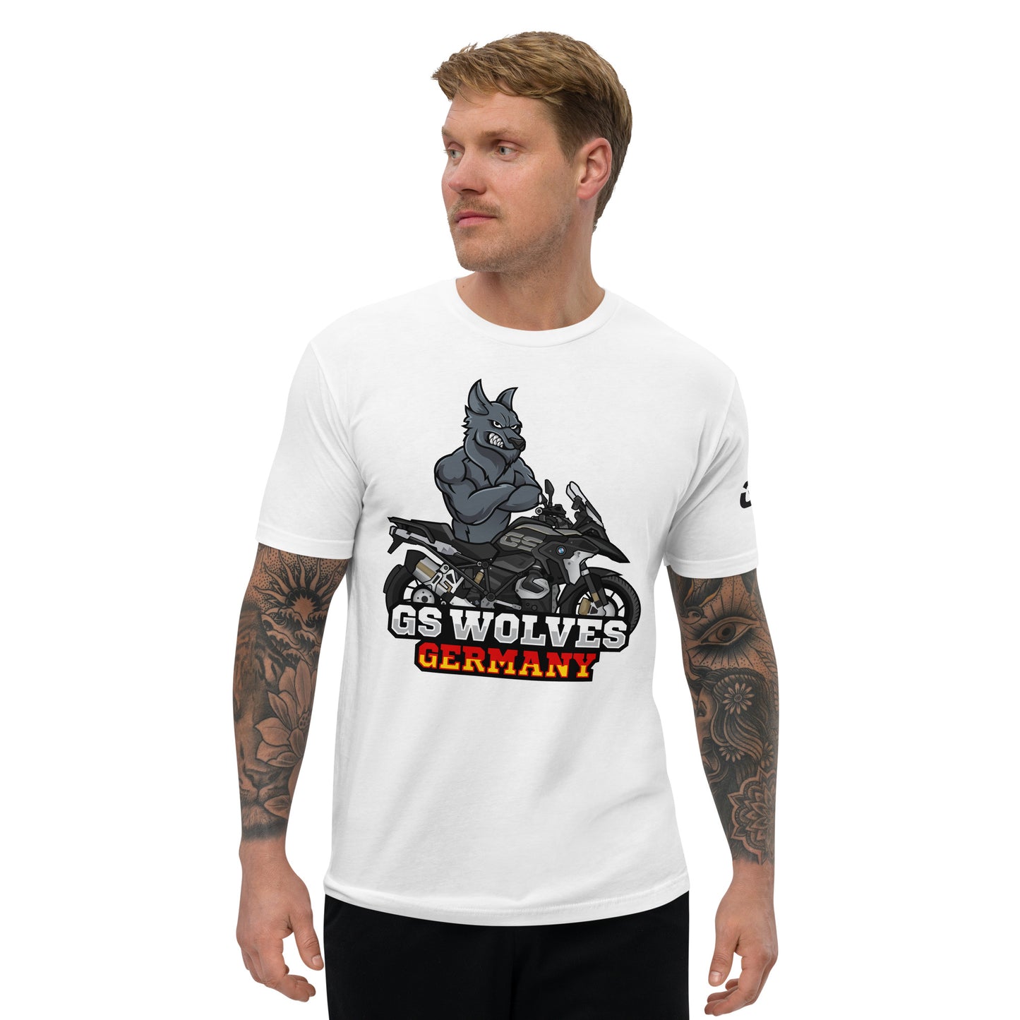 GS Wolves Logo + GS Wolves On Tour Design T-Shirt