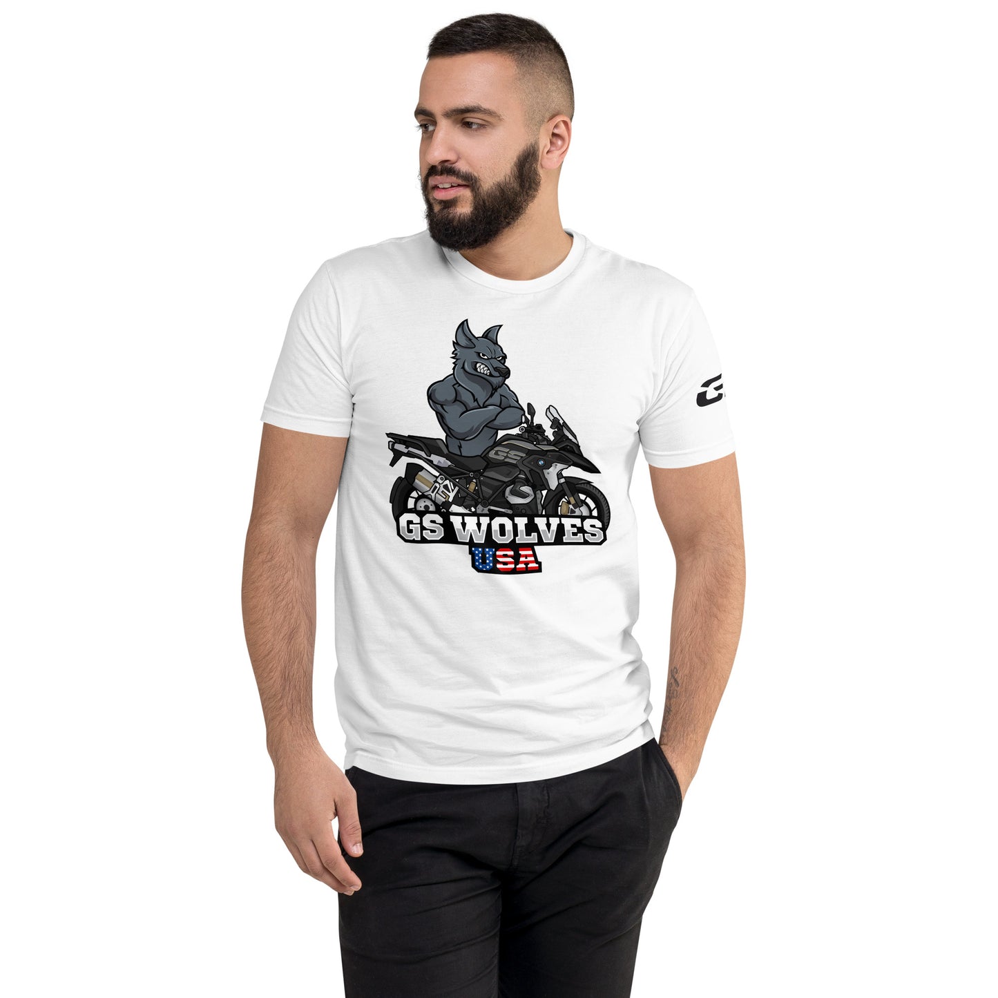 GS Wolves USA + GS Wolves On Tour Design T-Shirt