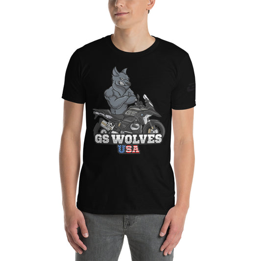 GS Wolves USA + GS Wolves On Tour Design T-Shirt