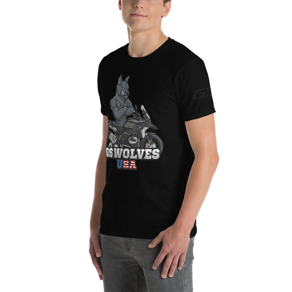 GS Wolves USA + GS Wolves On Tour Design T-Shirt