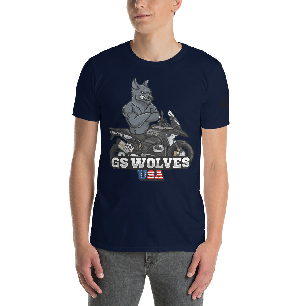 GS Wolves USA + GS Wolves On Tour Design T-Shirt