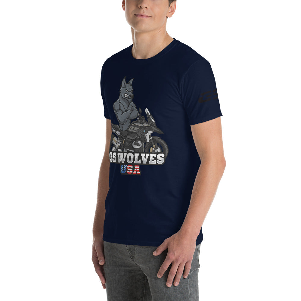 GS Wolves USA + GS Wolves On Tour Design T-Shirt