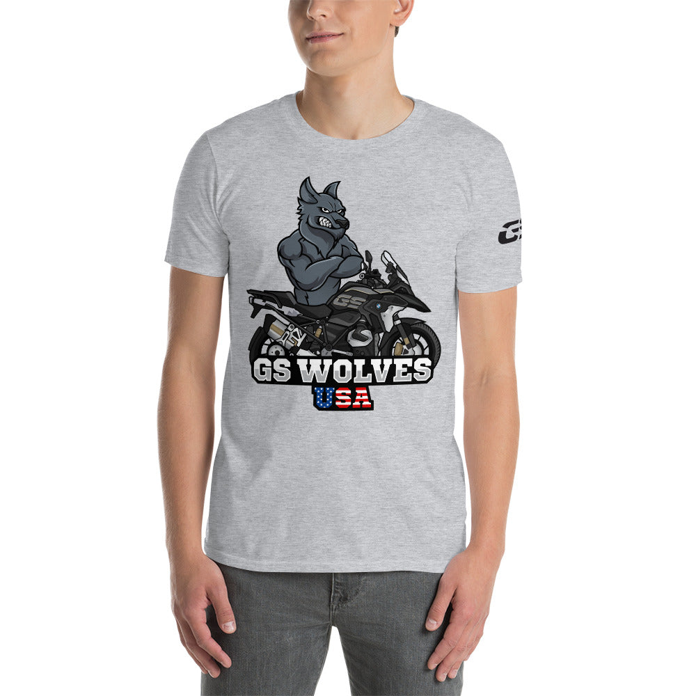GS Wolves USA + GS Wolves On Tour Design T-Shirt